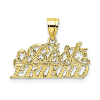 10k Yellow Gold Best Friend Pendant