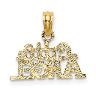 10K Yellow Gold LITTLE ANGEL Charm