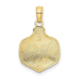 10k Yellow Gold Our First Christmas Ornament Pendant