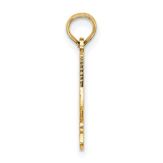 10K Yellow Gold Ice Skate Charm