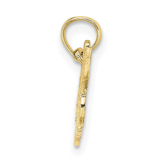 10k Yellow Gold Hockey Mom Pendant