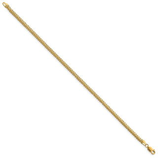 7" 10k Yellow Gold 2.3mm Franco Chain