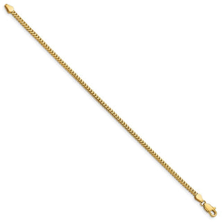 7" 10k Yellow Gold 2.5mm Franco Chain