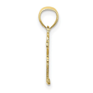 10k Yellow Gold Best Mom Pendant