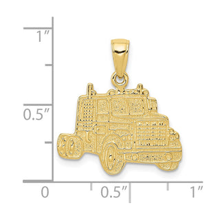 10k Yellow Gold Truck Cab Pendant