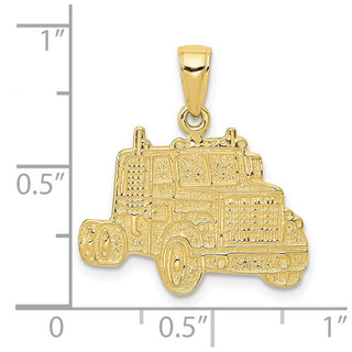 10k Yellow Gold Truck Cab Pendant