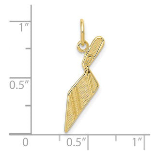 10K Yellow Gold Brick Trowel Charm