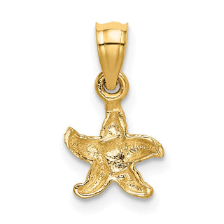 10K Yellow Gold Starfish Pendant 10K2949