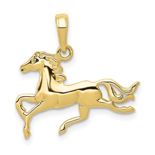 10k Yellow Gold Horse Pendant 10k3338