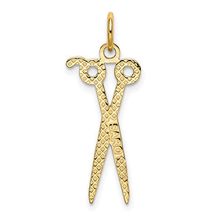 10K Yellow Gold Scissors Charm