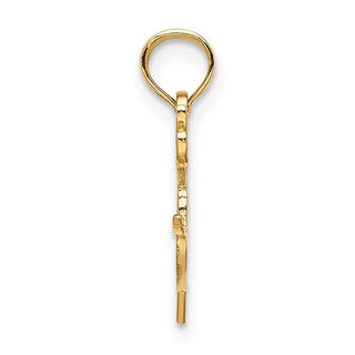10K Yellow Gold Paint Pallet Charm