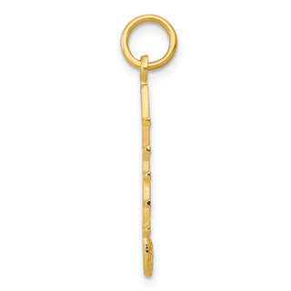 10K Yellow Gold Music Note Charm