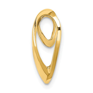 10k Yellow Gold Polished Heart Slide 10k3977