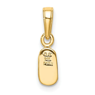 10K Yellow Gold Baby Shoe Charm