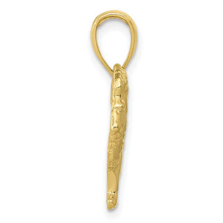 10k Yellow Gold Lion Pendant 10k4867