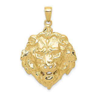 10k Yellow Gold Lion Pendant 10K4868