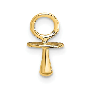 10K Yellow Gold Gold Polished 3-D Pacifier Charm