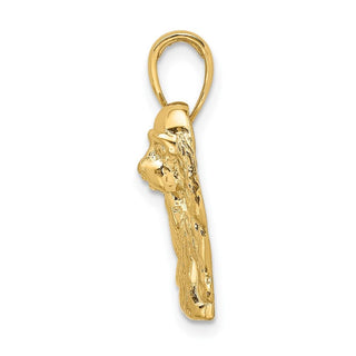 10K Yellow Gold 2-D Cocker Spaniel Dog Charm