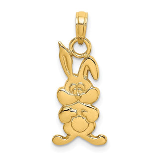 10K Yellow Gold Rabbit Charm