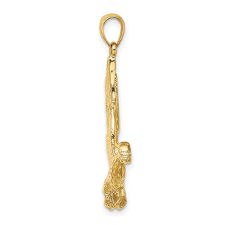 10K Yellow Gold Flying Mallard Duck Charm