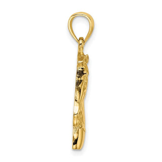 10K Yellow Gold Horse Head w/Short Mane Charm