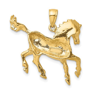 10K Yellow Gold 2-D Horse Charm 10K6544