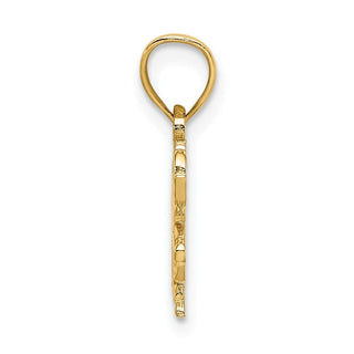 10K Yellow Gold Carousel Horse Charm