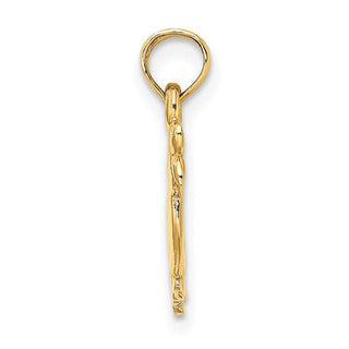 10K Yellow Gold 3-D Two Ducks Charm