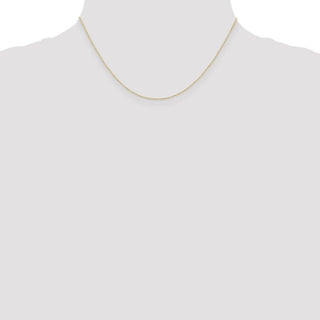 16" 10k Yellow Gold .42mm Carded Curb Chain