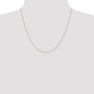 20" 10k Yellow Gold .42mm Carded Curb Chain