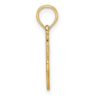 10K Yellow Gold Heart w/ Love Birds Charm