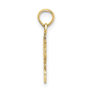 10K Yellow Gold Smiling Sun Charm