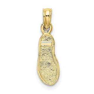 10k Yellow Gold Single Flip-Flop Pendant