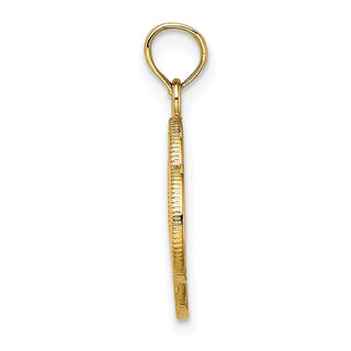 10K Yellow Gold Small Celtic Eternity Knot Circle Charm