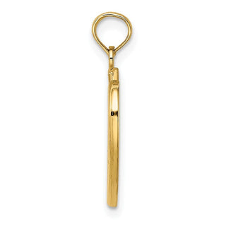 10K Yellow Gold Small Celtic Knot Heart Charm