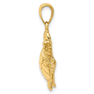 10k Yellow Gold Turtle Pendant 10k7682