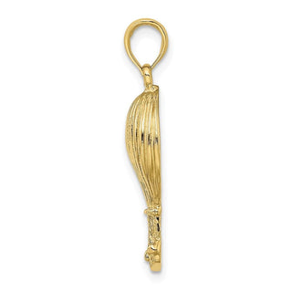 10k Yellow Gold Polished Hot Air Balloon Pendant