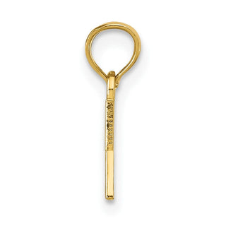 10K Yellow Gold Polished #1 MOM Pendant