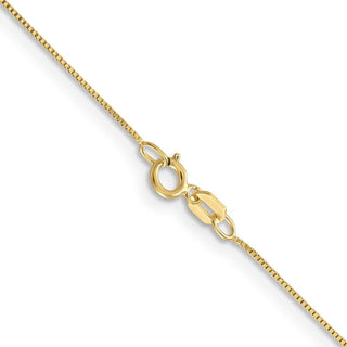 14" 10k Yellow Gold .5mm Box Chain