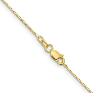24" 10k Yellow Gold .7mm Box Chain