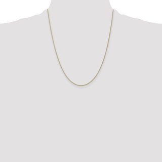 22" 10k Yellow Gold .8mm Lite-Baby Rope Chain