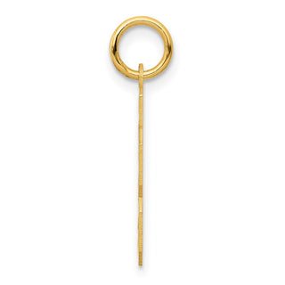 10K Yellow Gold Small Satin Number 23 Charm