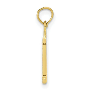 10k Yellow Gold Number 11 Pendant