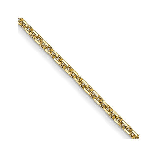 16" 10k Yellow Gold .95mm Diamond-cut Cable Chain