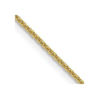 16" 10k Yellow Gold .9mm Cable Chain