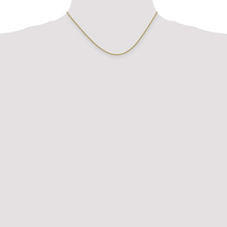 16" 10k Yellow Gold 1.4mm Cable Chain