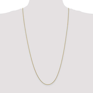 30" 10k Yellow Gold 1.4mm Cable Chain