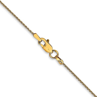 24" 10k Yellow Gold .95mm Parisian Wheat Chain