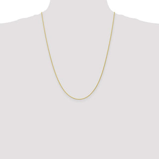 24" 10k Yellow Gold 1.2mm Parisian Wheat Chain