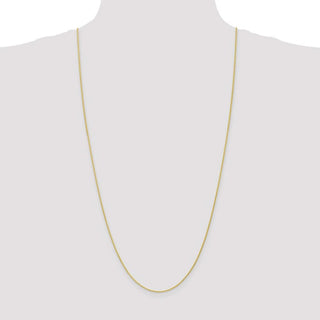30" 10k Yellow Gold 1.2mm Parisian Wheat Chain